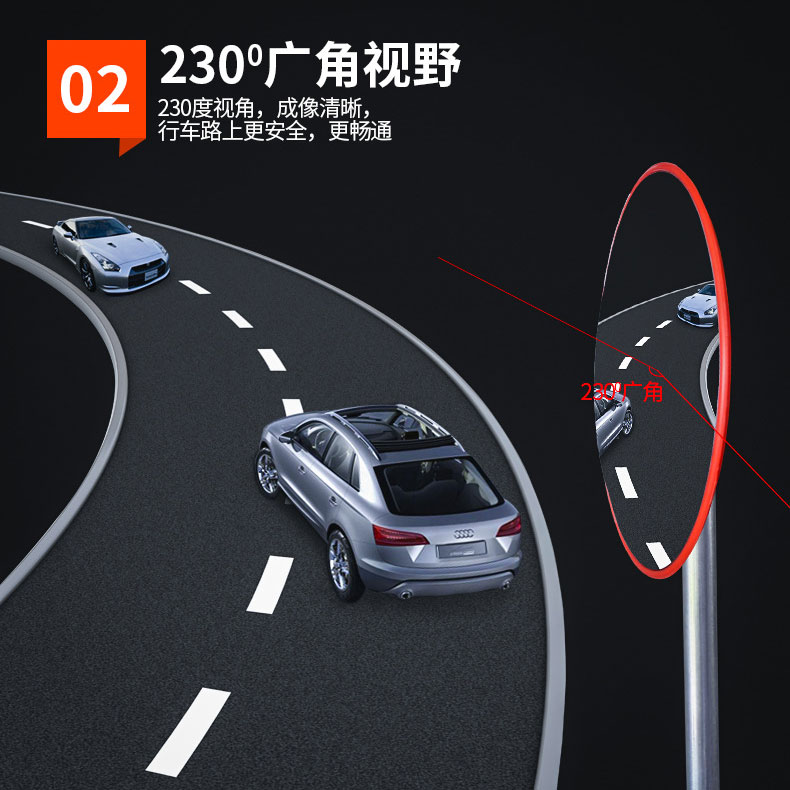志庫(kù)交通的反光鏡經(jīng)久耐用，廣角視野